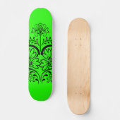 Skateboard Signature Green Seth tendu Custom Pro Park Board (Recto)