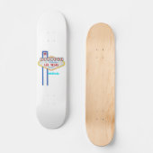 Skateboard SIGNE DE Fabuleux Las Vegas Bienvenue (Recto)