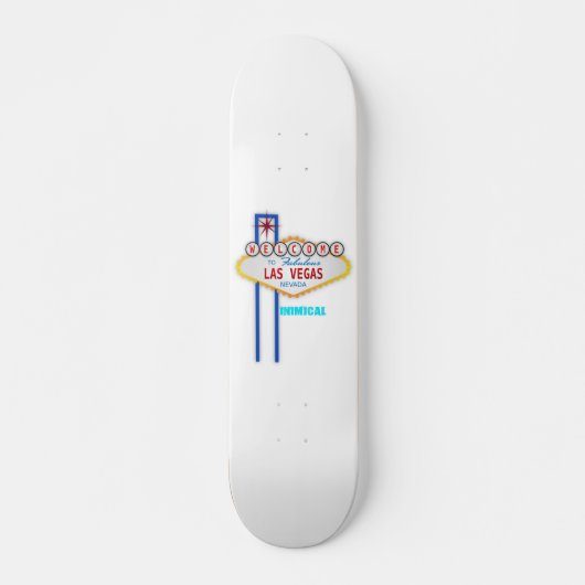 Skateboard SIGNE DE Fabuleux Las Vegas Bienvenue (Devant)
