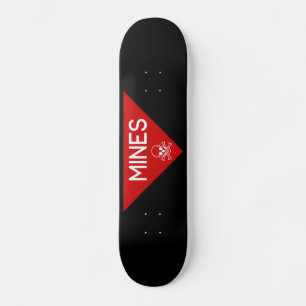 SKATEBOARD SIGNE DE MINES   SIGNAGE   SYMBOLE