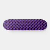 Skateboard Signe de paix pourpre (Horz)