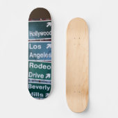 SKATEBOARD SIGNES DE PLANCHE CALIFORNIENNE (Recto)