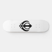 Skateboard Sikh Khanda (Horz)