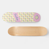 Skateboard S'il gonfle le surf rose girly (Horz)