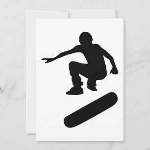 skateboard silhouet kaart