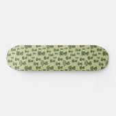 Skateboard Silhouette de cactus succulent en tasses et pots (Horz)