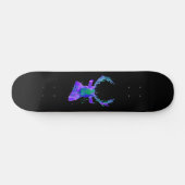 Skateboard Silhouette de cerf pourpre (Horz)