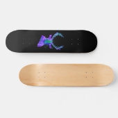 Skateboard Silhouette de cerf pourpre (Horz)