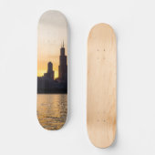 Skateboard Silhouette de coucher du soleil de tour de Willis (Recto)
