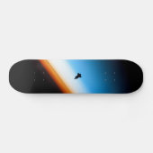 Skateboard Silhouette de l'effort de navette spatiale (Horz)