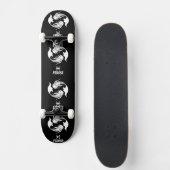Skateboard Silhouette des Poissons (Devant)