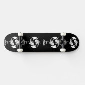 Skateboard Silhouette des Poissons (Horz)