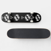 Skateboard Silhouette des Poissons (Horz)