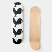 Skateboard Silhouette du coq Gamecock (Recto)