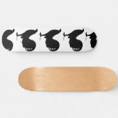 Skateboard Silhouette du coq Gamecock (Horz)