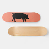 Skateboard Silhouette du porc (Horz)