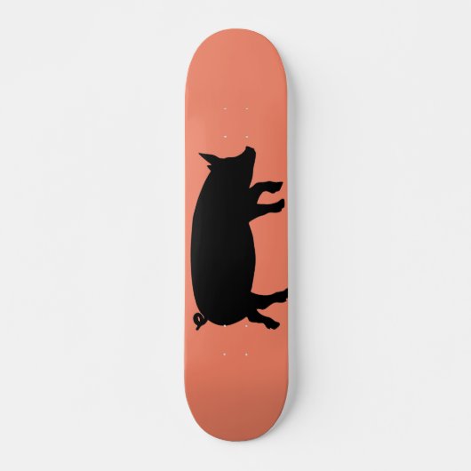 Skateboard Silhouette du porc (Devant)