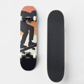 Skateboard Silhouette - Patinage minimum (Recto)