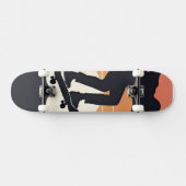 Skateboard Silhouette - Patinage minimum (Horz)