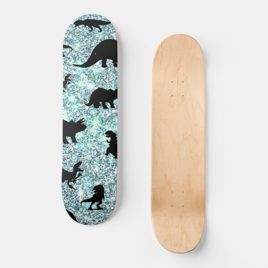 Skateboard silhouette requin requin pente de baleine Éperche  (Recto)