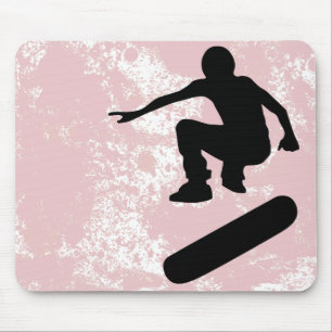 skateboard. silhouettes. muismat