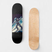 SKATEBOARD SILVER ASTRONAUT SURFING THE VAULT CELESTIAL (Recto)