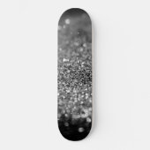 Skateboard Silver Gray Glitter Bokeh Glam 2 (Recto)