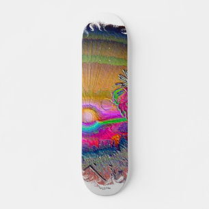 Skateboard Silverlake Sunset 1 ovale, Art Signature