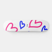 Skateboard SIMPLE MINIMAL.CUTIE AJOUTER NOM BÉBÉ cœur ajouter (Horz)