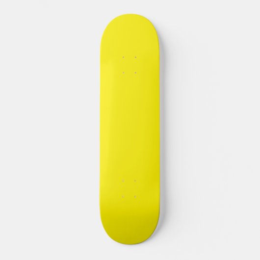 Skateboard simple minimal solid color custom     (Recto)