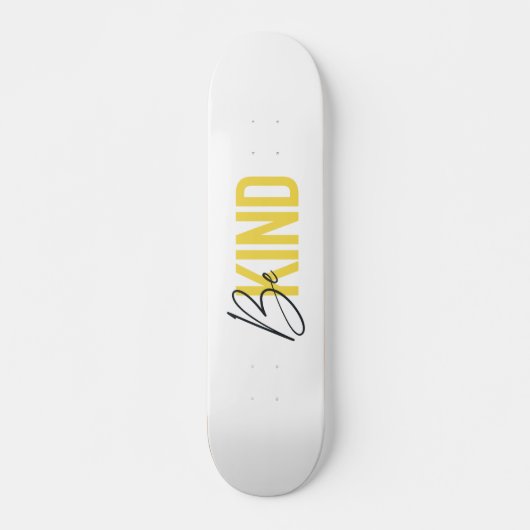 Skateboard Simple, moderne, urbain cool design dynamique Be K (Devant)