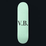 Skateboard Simple solid color add name text monogram<br><div class="desc">Customize template design</div>