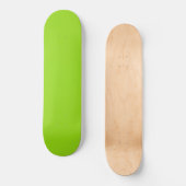 Skateboard Simple vert uni (Recto)