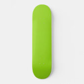 Skateboard Simple vert uni (Recto)