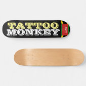 Skateboard Singe tatoué Planche à roulettes (Horz)