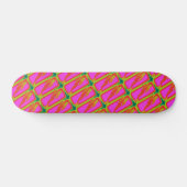 Skateboard sirènes rouges nageant (Horz)