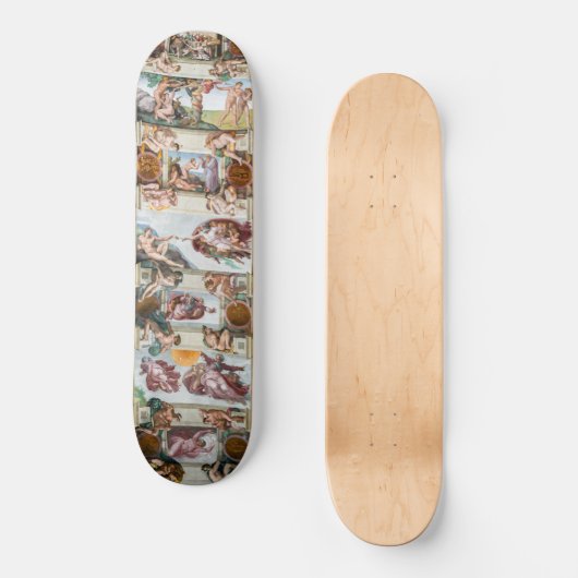 Skateboard Sistine Chapel Michelangelo - Vatican, Rome, Italy (Recto)
