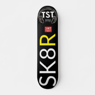 Skateboard SK8 R Patinage collectif OFFICIEL, pont de 7¾ po