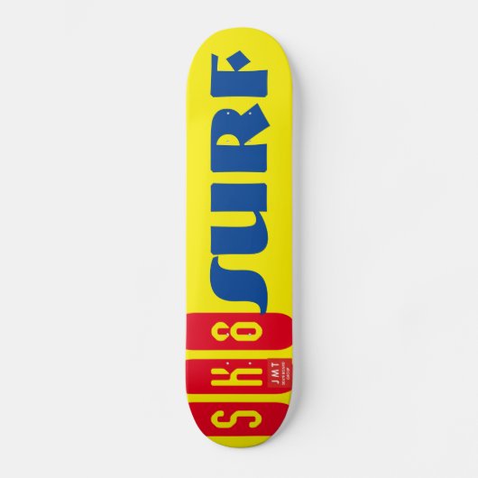 Skateboard SK8 SURF Patinage officiel (Recto)