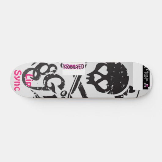 Skateboard sk8ter, cool, krooked, synchronisation de lèvre (Horz)