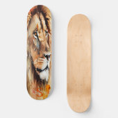 Skateboard skate aquarelle Golden Lion King (Recto)