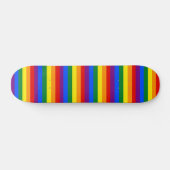 Skateboard Skate avec drapeau arc-en-ciel LGBT (Horz)