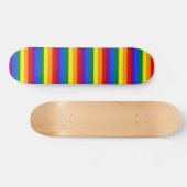 Skateboard Skate avec drapeau arc-en-ciel LGBT (Horz)