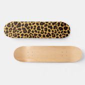 Skateboard Skate avec Gras Cuir Cheetah Design (Horz)