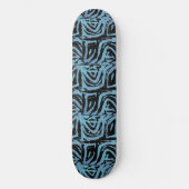 Skateboard Skate bleu et noir (Recto)