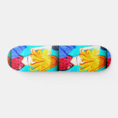 Skateboard skate blonde mermaid (Horz)