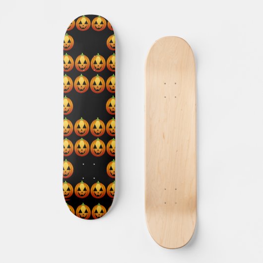 Skateboard Skate board Halloween Citrouilles (Recto)