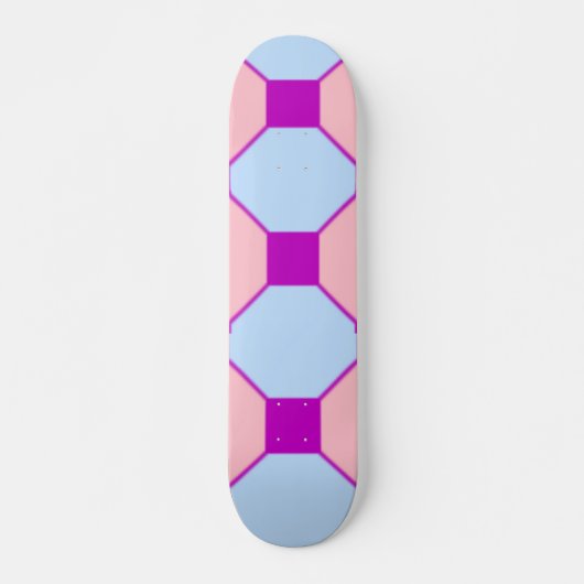 Skateboard Skate Carré motif (Devant)