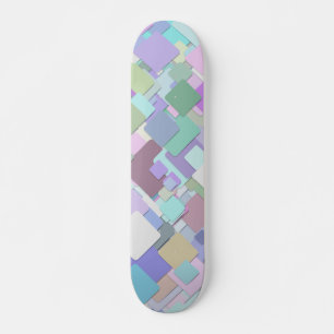 Skateboard skate carré pastel