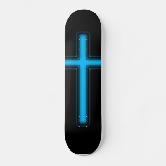 Skateboard Skate Croix Bleue (Recto)